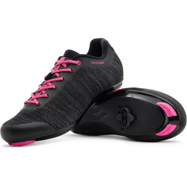 imageTommaso Pista Cycling Shoes for WomenPeloton Cycle Shoes Women Spin Shoes Women Indoor Cycling Delta SPD Cycling Shoes Indoor Cycling Shoes for WomenPeloton ShoesWomen Specialized Bike ShoesBlackPink  Spd