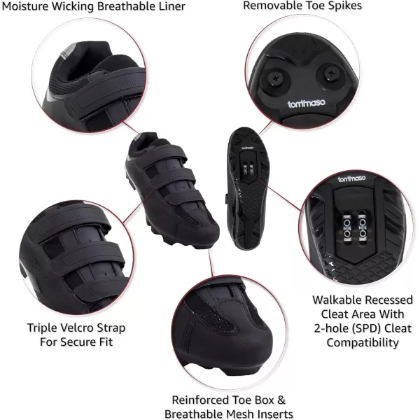 imageTommaso Montagna Mens Mountain Biking ShoesIndoor Cycling Shoes MenMountain Bike Shoes For SPDMountain Bike Shoes MenSPD Cycling ShoesGravel Bike ShoesRide Concepts MTB ShoesNo Cleats InstalledMountain  Indoor  Road Biking