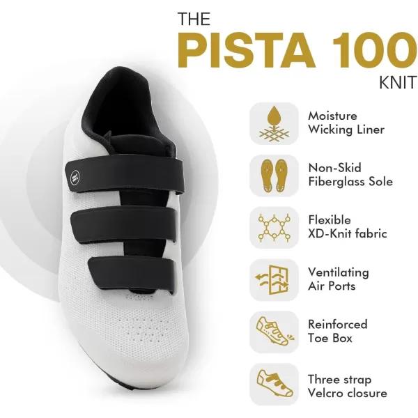 imageTommaso Pista Cycling Shoes for WomenPeloton Cycle Shoes WomenSpin Shoes Women Indoor CyclingDeltaampampSPD Compatible Cycling ShoesIndoor Cycling Shoes for WomenPeloton ShoesWomen Shoes NO CleatsWhiteBlack