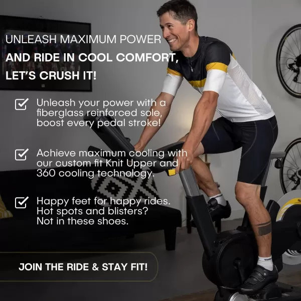 imageTommaso Strada Peloton Shoes for MenSPD Indoor Cycling Shoes for Men Mens Cycling Shoes with Delta Clips Spin Shoes Bike Shoes for Men Cycling on Peloton SPD Shoes For Road Bikes Spinning ShoesKnit Triple Strap  Delta Cleat