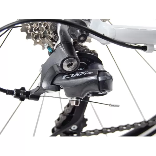 imageTommaso Imola Endurance Aluminum Road Bike Shimano Claris R2000 24 Speeds Black White Burnt OrangeWhite