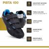 imageTommaso Pista Cycling Shoes for WomenPeloton Cycle Shoes WomenSpin Shoes Women Indoor CyclingDeltaampampSPD Compatible Cycling ShoesIndoor Cycling Shoes for WomenPeloton ShoesWomen Shoes NO CleatsBlackBlue Velcro Straps