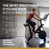 imageTommaso Pista Cycling Shoes for WomenPeloton Cycle Shoes WomenSpin Shoes Women Indoor CyclingDeltaampampSPD Compatible Cycling ShoesIndoor Cycling Shoes for WomenPeloton ShoesWomen Shoes NO CleatsBlack Velcro  Buckel Indooroutdoor