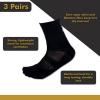 imageTommaso Classic breathable Cycling Socks  Bike Socks for Running ampamp BikingBlack High Cut