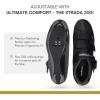 imageTommaso Strada Mens Peloton Shoes ampamp SPD Mens Cycling Shoes2in1 Cycle ShoesWorks with Delta ampamp SPDCycling Shoes for MenIndoor Cycling ShoesRoad Bike Shoes for Men CyclingCleats NOT InstalledBlack Velcro  Buckel Indooroutdoor