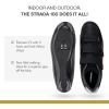imageTommaso Strada Peloton Shoes for MenSPD Indoor Cycling Shoes for MenMens Cycling Shoes with Delta Clips Spin Shoes Bike Shoes for Men Cycling on Peloton SPD Shoes for Road BikesSpinning ShoesKnit Triple Strap Spd