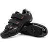 imageTommaso Strada Peloton Shoes for MenSPD Indoor Cycling Shoes for MenMens Cycling Shoes with Delta Clips Spin Shoes Bike Shoes for Men Cycling on Peloton SPD Shoes for Road BikesSpinning ShoesBlack  Triple Strap Spd