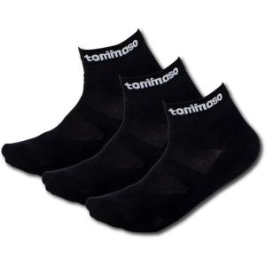 imageTommaso Classic breathable Cycling Socks  Bike Socks for Running ampamp BikingBlack Low Cut