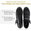 imageTommaso Strada Mens Peloton Shoes ampamp SPD Mens Cycling Shoes2in1 Cycle ShoesWorks with Delta ampamp SPDCycling Shoes for MenIndoor Cycling ShoesRoad Bike Shoes for Men CyclingCleats NOT InstalledBlack Knitbukel Road  Indoor