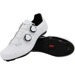 imageTommaso Strada Mens Peloton Shoes ampamp SPD Mens Cycling Shoes2in1 Cycle ShoesWorks with Delta ampamp SPDCycling Shoes for MenIndoor Cycling ShoesRoad Bike Shoes for Men CyclingCleats NOT InstalledWhitedual Boa No Cleats