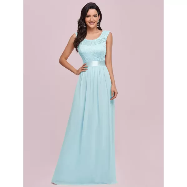 imageEverPretty Womens Womens Ruched Empire Wasit Bridesmaid Dresses 0646Blue