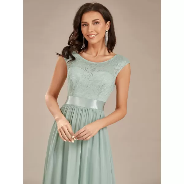 imageEverPretty Womens Womens Ruched Empire Wasit Bridesmaid Dresses 0646Mint Green