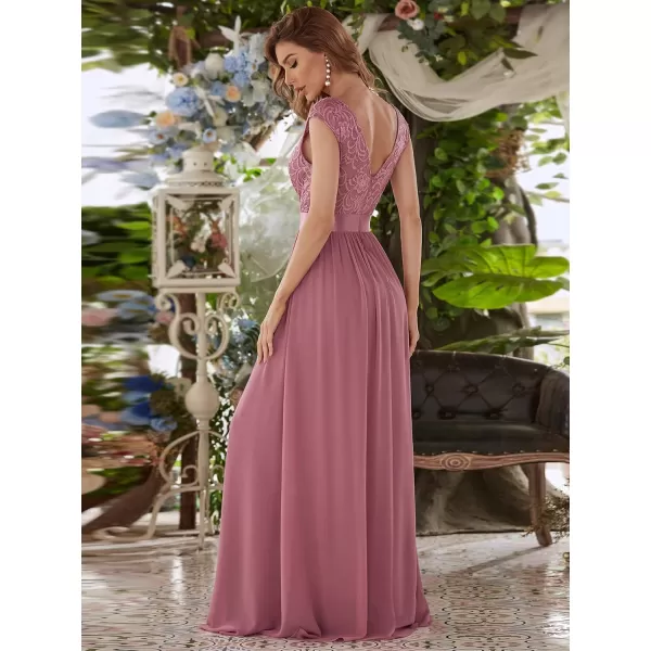 imageEverPretty Womens Womens Ruched Empire Wasit Bridesmaid Dresses 0646Orchid