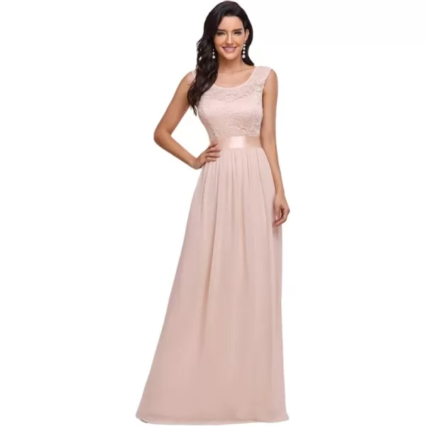 imageEverPretty Womens Womens Ruched Empire Wasit Bridesmaid Dresses 0646Blush