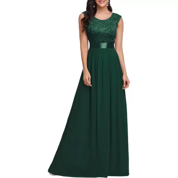 imageEverPretty Womens Womens Ruched Empire Wasit Bridesmaid Dresses 0646Green