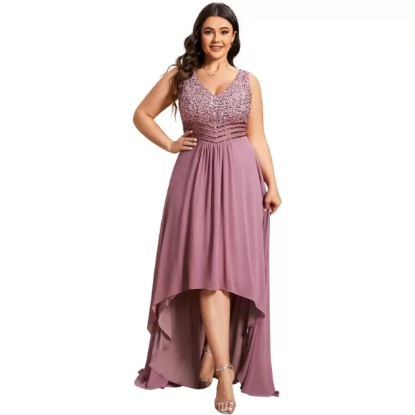 imageEverPretty Plus Womens V Neck Seuiqn Empire Waist Maxi Formal Evening Party Dress 0410DAOrchid