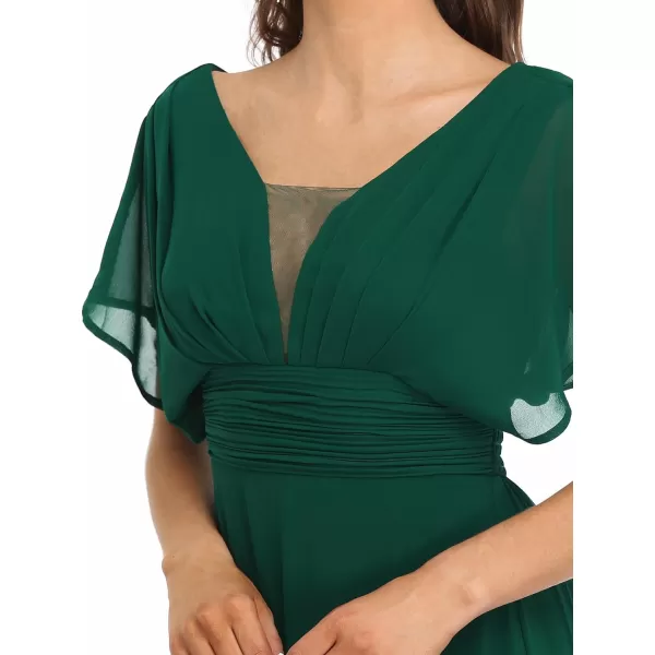 imageEverPretty Womens Elegant VNeck Formal Evening Dresses 7851Green