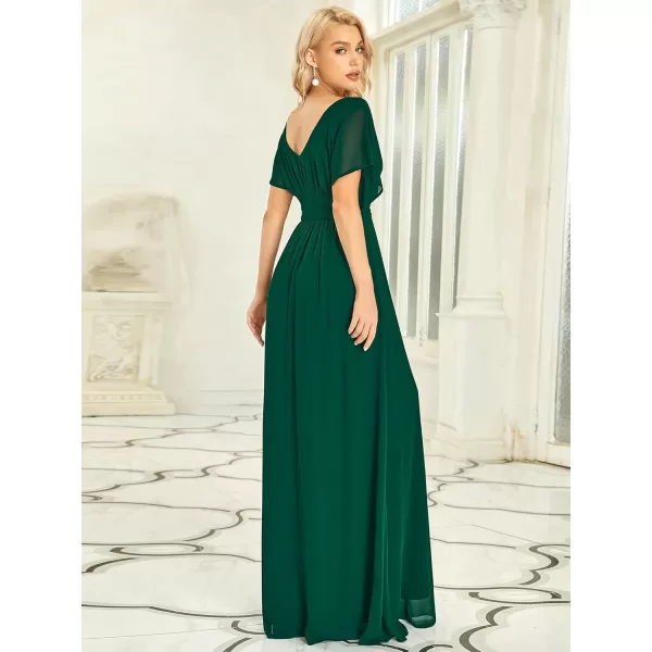 imageEverPretty Womens Elegant VNeck Formal Evening Dresses 7851Green