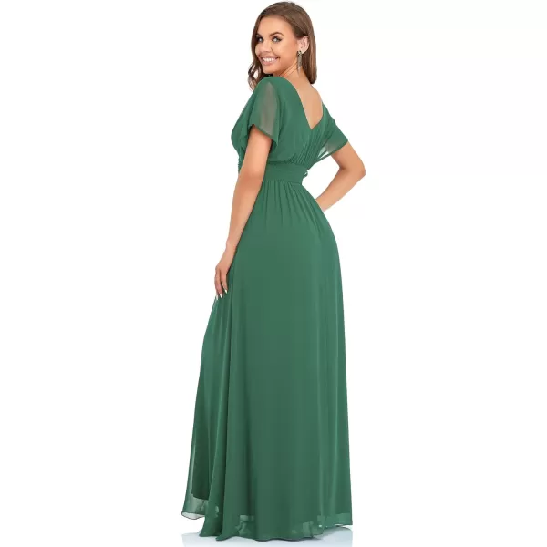 imageEverPretty Womens Elegant VNeck Formal Evening Dresses 7851Light Green