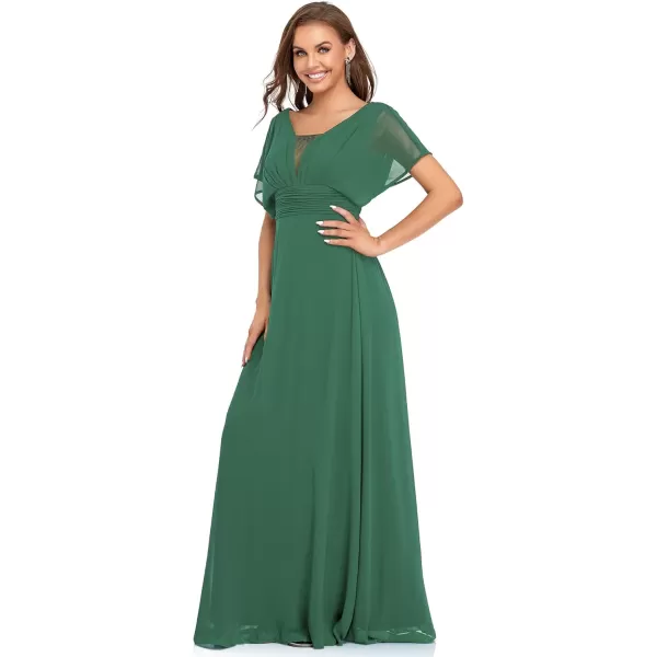 imageEverPretty Womens Elegant VNeck Formal Evening Dresses 7851Light Green