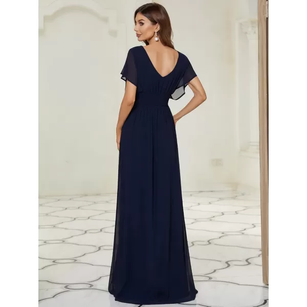 imageEverPretty Womens Elegant VNeck Formal Evening Dresses 7851Navy