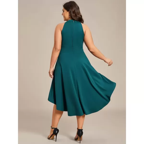 imageEverPretty Womens Summer ALine Halter Plus Size Sundresses Causal Cocktail Dress 01782PZTeal