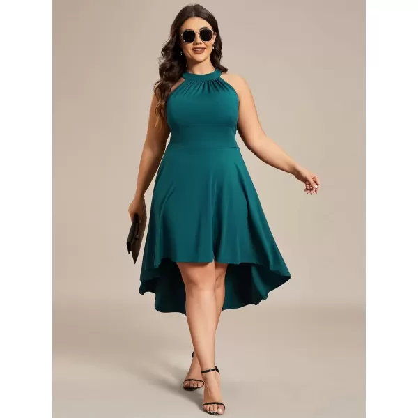 imageEverPretty Womens Summer ALine Halter Plus Size Sundresses Causal Cocktail Dress 01782PZTeal