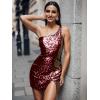 imageEverPretty Womens Custom Sexy One Shoulder Sleeveless Bodycon Knee Length Homecoming Dress 01968Burgundy