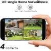 imageSOLIOM True 5MP HD Security Cameras Outdoor Wireless AddOn Camera Solar Powered Auto TrackingRequires Homebase Homebase Supports Up to 4 Cams