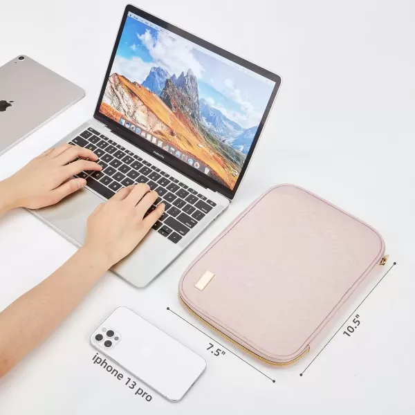 imageNISHEL Travel Cord Organizer CaseTech Electronic Case Travel Essentials for Charger Cable Phone Hard Drive USB SD Card BlackPink