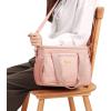 imageNISHEL Lunch Box Women with Shoulder Strap Insulated ampamp Reusable Cooler Bag Leakproof Thermal Compartment Drinks Holder for Office Work Picnic Travel Gym PinkStyle 3  Pink
