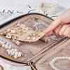 imageNISHEL Travel Jewelry Case Holiday Organizer for Necklaces Earrings Rings Bracelets Watch BlackPink