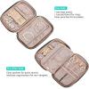 imageNISHEL Travel Jewelry Case Holiday Organizer for Necklaces Earrings Rings Bracelets Watch BlackPink