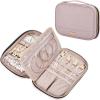 imageNISHEL Travel Jewelry Case Holiday Organizer for Necklaces Earrings Rings Bracelets Watch BlackPink