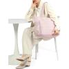 imageNISHEL Travel Puffy Tote Bag For Women UltraLightweight Large Tote Purse For Office Day And a Short Weekend GetawayPink