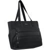 imageNISHEL Travel Puffy Tote Bag For Women UltraLightweight Large Tote Purse For Office Day And a Short Weekend GetawayBlack