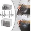 image2Drawer Bathroom Makeup Organizer MultiPurpose Makeup Storage Rack with Cosmetic Counter Organizer 2Tier Grey