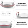 image360 Rotating Makeup Organizer for Vanity Bathroom Countertop Spinning Perfume Organizer HighCapacity Cosmetic and Skincare Dresser Make Up Holder Rack 2 Tiers GreyClassic Grey