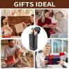 imageMakeup Brush Holder with Lid Cosmetic Tools OrganizerBlackBlack