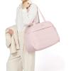imageNISHEL Duffle Bag For Women Carry On Personal Item Duffle Bag For Travel Large Capacity Weekender Bags Overnight Luggage Bag with Pocket Pink