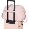 imageNISHEL Duffle Bag For Women Carry On Personal Item Duffle Bag For Travel Large Capacity Weekender Bags Overnight Luggage Bag with Pocket Pink
