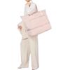 imageNISHEL Womens 2in1 Weekender Duffle Bag Large Capacity Duffle Bag with MultiPocket Overnight Tote for Travel Carry On Personal Item Pink