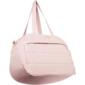 imageNISHEL Duffle Bag For Women Carry On Personal Item Duffle Bag For Travel Large Capacity Weekender Bags Overnight Luggage Bag with Pocket Pink