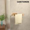 imageCANITORON Towel Rails and RingsHand Towel Holder for Bathroom Kitchen Dish Cloths Hanger Bath Towel Bar Aluminum Alloys Rustproof Wall Mount with Glue and Screws94inchGolden