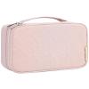imageNISHEL Travel Makeup Bag for Women with Custom Front Pockets Large Wideopen Case Portable Essentials Organizer To Hold TravelSize Accessory Bottles Cosmetics Brushes And More PinkPink