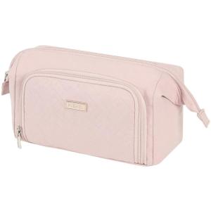 imageNISHEL Travel Makeup Bag for Women with Custom Front Pockets Large Wideopen Case Portable Essentials Organizer To Hold TravelSize Accessory Bottles Cosmetics Brushes And More PinkPink