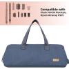 imageNISHEL Hair Tools Travel Carrying Bag Portable Hair Air Wrap Dryer Case Hair DryerCurling IronAirstraight Attachment Organizer AegeanBlueAegeanBlue