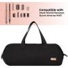 imageNISHEL Hair Tools Travel Carrying Bag Portable Hair Air Wrap Dryer Case Hair DryerCurling IronAirstraight Attachment Organizer AegeanBlueBlack