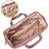 imageNISHEL Hair Tools Travel Carrying Bag Portable Hair Air Wrap Dryer Case Hair DryerCurling IronAirstraight Attachment Organizer AegeanBlueRosewoodpink