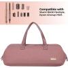 imageNISHEL Hair Tools Travel Carrying Bag Portable Hair Air Wrap Dryer Case Hair DryerCurling IronAirstraight Attachment Organizer AegeanBlueRosewoodpink